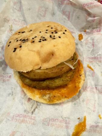 Potato Wedges Burger